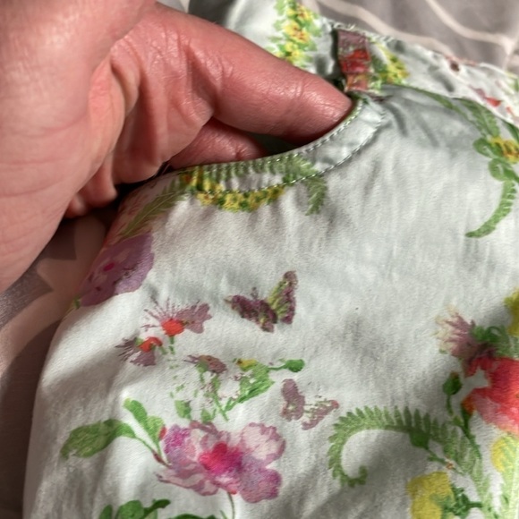 Baker by Ted Baker size 14 mint green with florals straight leg kids’ pa… - Picture 3 of 8